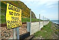 Railway sign near Whitehead (1)