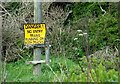 Railway sign near Whitehead (2)