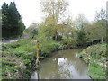 Waterflow gauge near Haben Farm Bridge