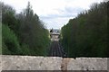 The railway line towards Coventry from the Nailcote Lane bridge