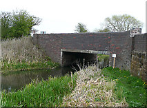 SJ9509 : Hatherton Canal at Cross Bridge, Staffordshire by Roger  D Kidd
