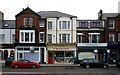 Three shop and building fronts