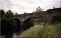 SE1721 : Railway bridge over River Calder by Dr Neil Clifton