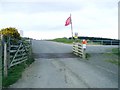 SN8536 : Cattle grid on border of Sennybridge Training Area by Nigel Davies