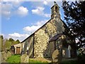 Parish church: Llangybi: from the northwest