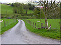 Entrance to Ty Coch farm