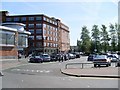 Across the car park behind St Enoch Centre