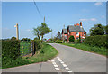 Cottages near lane junction