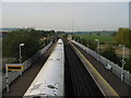 The roof of the 18:42 Ramsgate bound train, Wye station