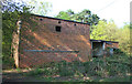 Derelict building in Twemlows Big Wood