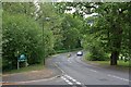 Hilting bury Road north of Hiltingbury Lake