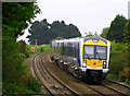 Train approaching Carnalea