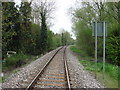 Railway line looking south