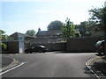 Rear of house in Leigh Road as seen from end of Elm Park Road