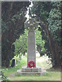 War memorial in Gulval cemetery