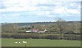 View across the fields to Gwern-rhiwsiar cottage