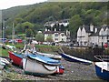 Porlock Weir at low tide