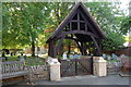 Renovated lych gate at St James