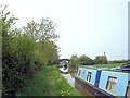 SJ5260 : Tiverton - canal boat at Dale's Bridge by Mike Harris