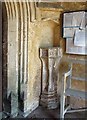 St Mary, Hackford, Norfolk - Porch stoup