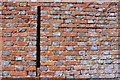 SY7489 : Brickwork at Lower Lewell Farm by Nigel Mykura