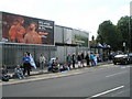 An unusual use for a bus stop