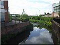 SO8376 : River Stour downstream of Kidderminster Town Centre by John M