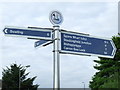 Canal signpost