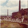 Disused level crossing and Bacup line trackbed