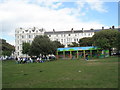 Looking towards the pavilion on Southsea Common