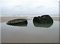 TA1575 : Wreck of the Laura, Speeton Sands by Paul Glazzard