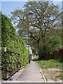 Footpath from Birch House Avenue down to Langsett Road South, Oughtibridge