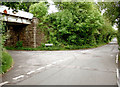 Road junction on the edge of Kenfig Hill