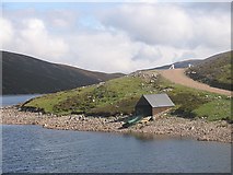 NN7585 : Boathouse, Loch an t-Seilich by Richard Webb