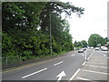 Looking south on the A3 at Hindhead