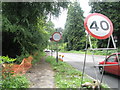 Speed limit recently lowered at Hindhead