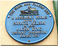 Plaque commemorating a visit by Horatio Nelson, 1802