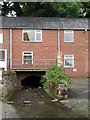 Cowgarth Burn emerging into Tanners Yard