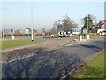 A 5127, Watford Gap, Traffic Island