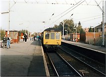SJ7994 : Stretford station by Peter Whatley