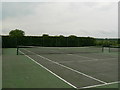 SU5846 : Dummer Tennis Courts by Mr Ignavy