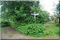 Signpost at Allers, Chillington