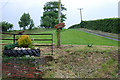 Entrance to Blaenplwyf farm