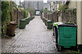 Dustbins on parade, Plymouth