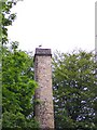 Heron on chimney at Narrow Gates Barley