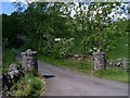 Gate at beginning of walk to Loch Humphrey