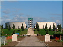 SK1814 : Armed Forces Memorial, under construction September 2007 by Chris' Buet