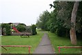 Footpath to the council offices