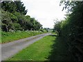 Lane passing Shaw Moor Farm