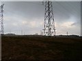 Pylons crossing Douglas Muir